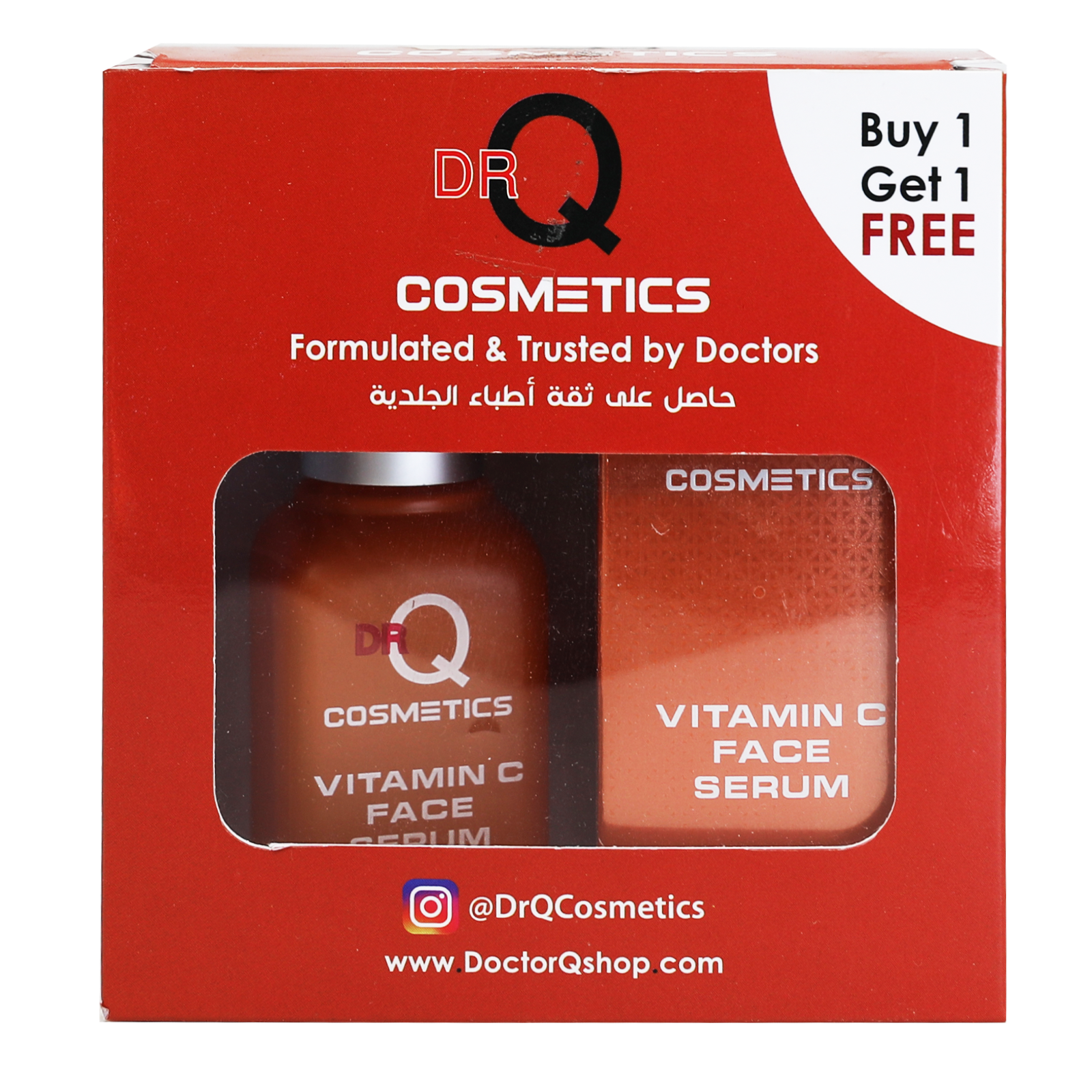 Dr Q Vitamin C Face Serum 30Ml 1+1 Offer