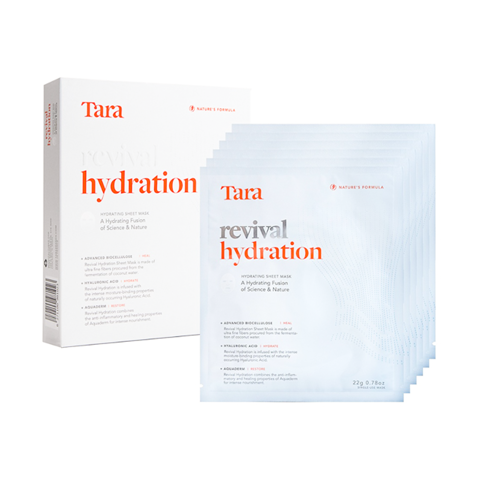 Tara Revival Hydration Sheet Mask 6*22 mL