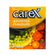 Carex Assorted Flavours Condoms 3'S