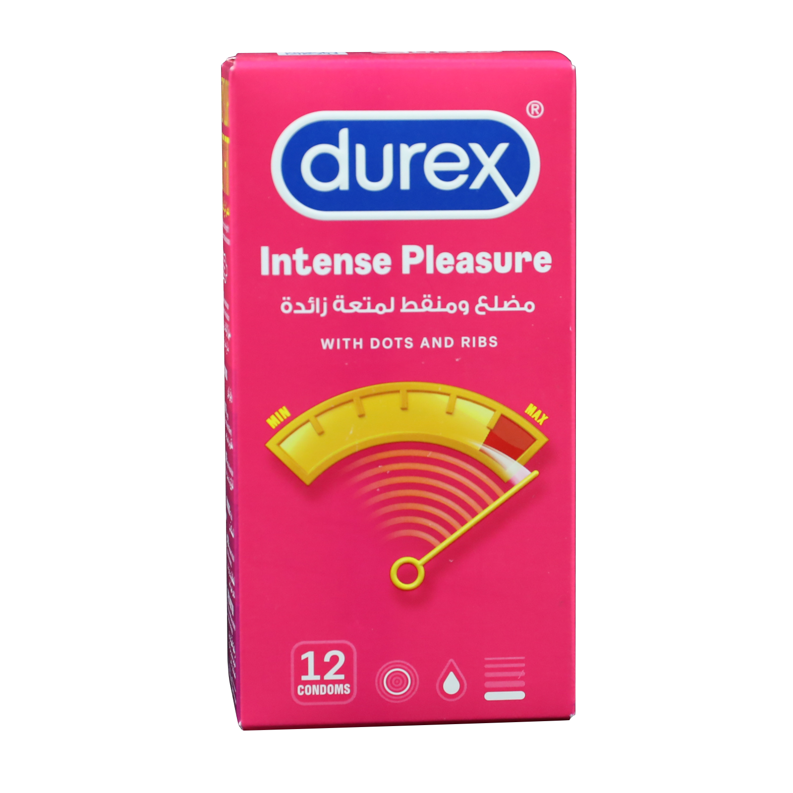 Durex Intense Pleasure Condoms 12S