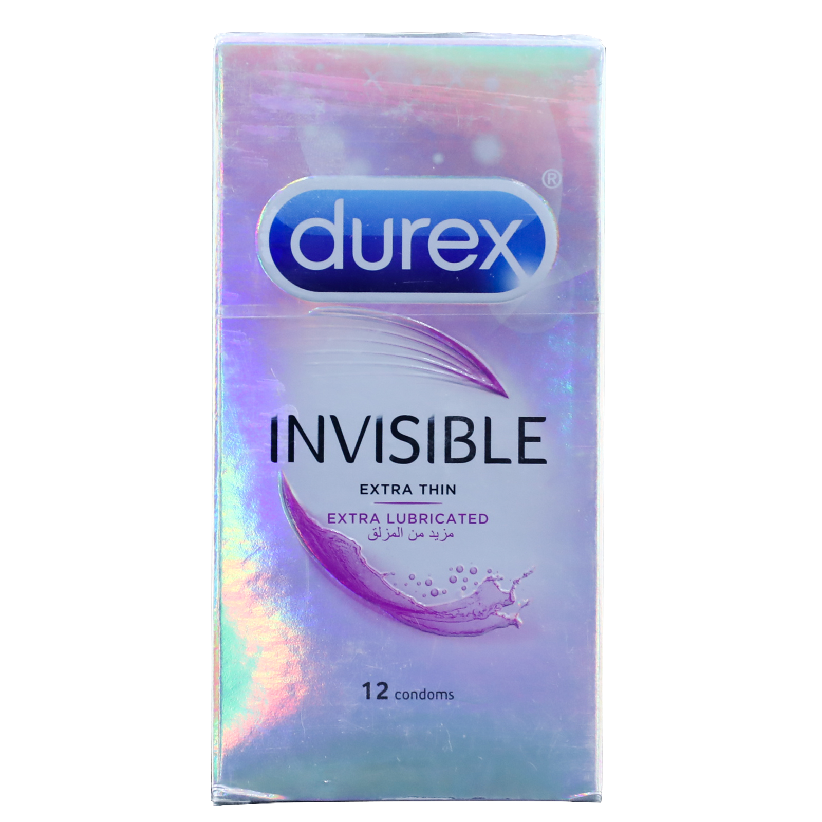 Durex Invisible Extra Thin Extra Lubricated Condoms 12S