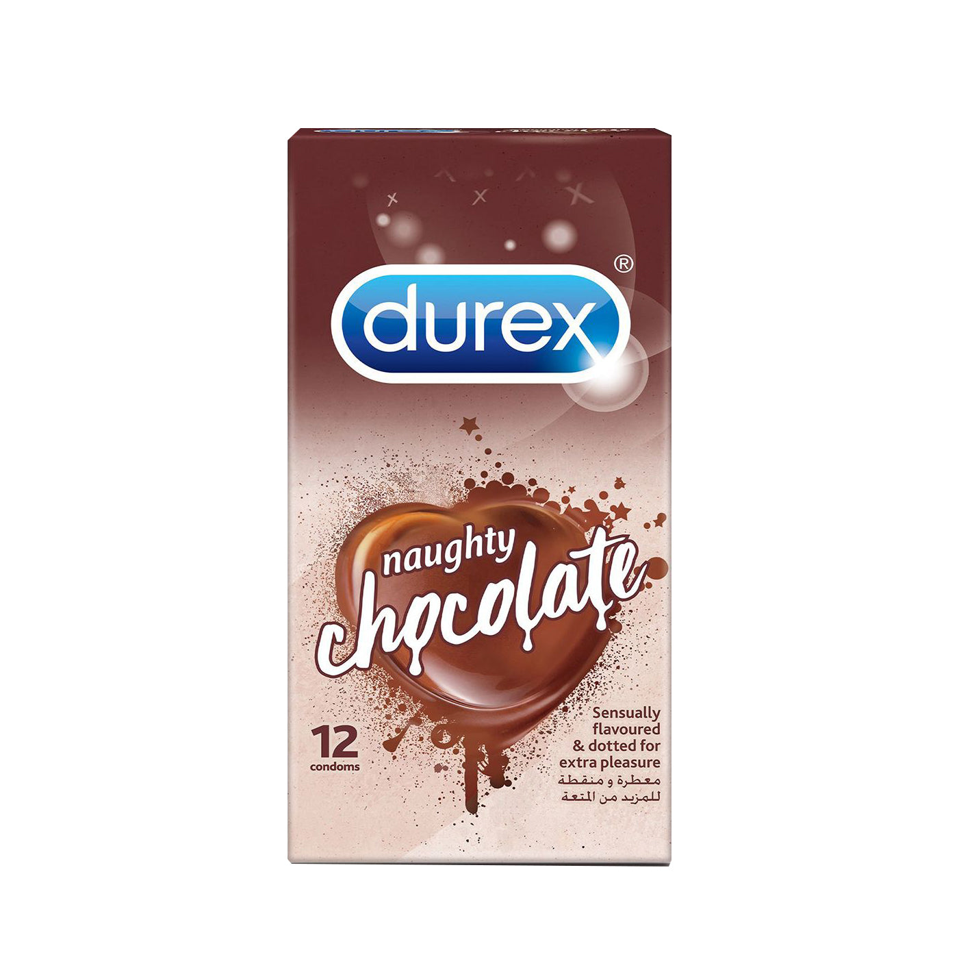 Durex Sensual Naughty Chocolate Condoms 12'S
