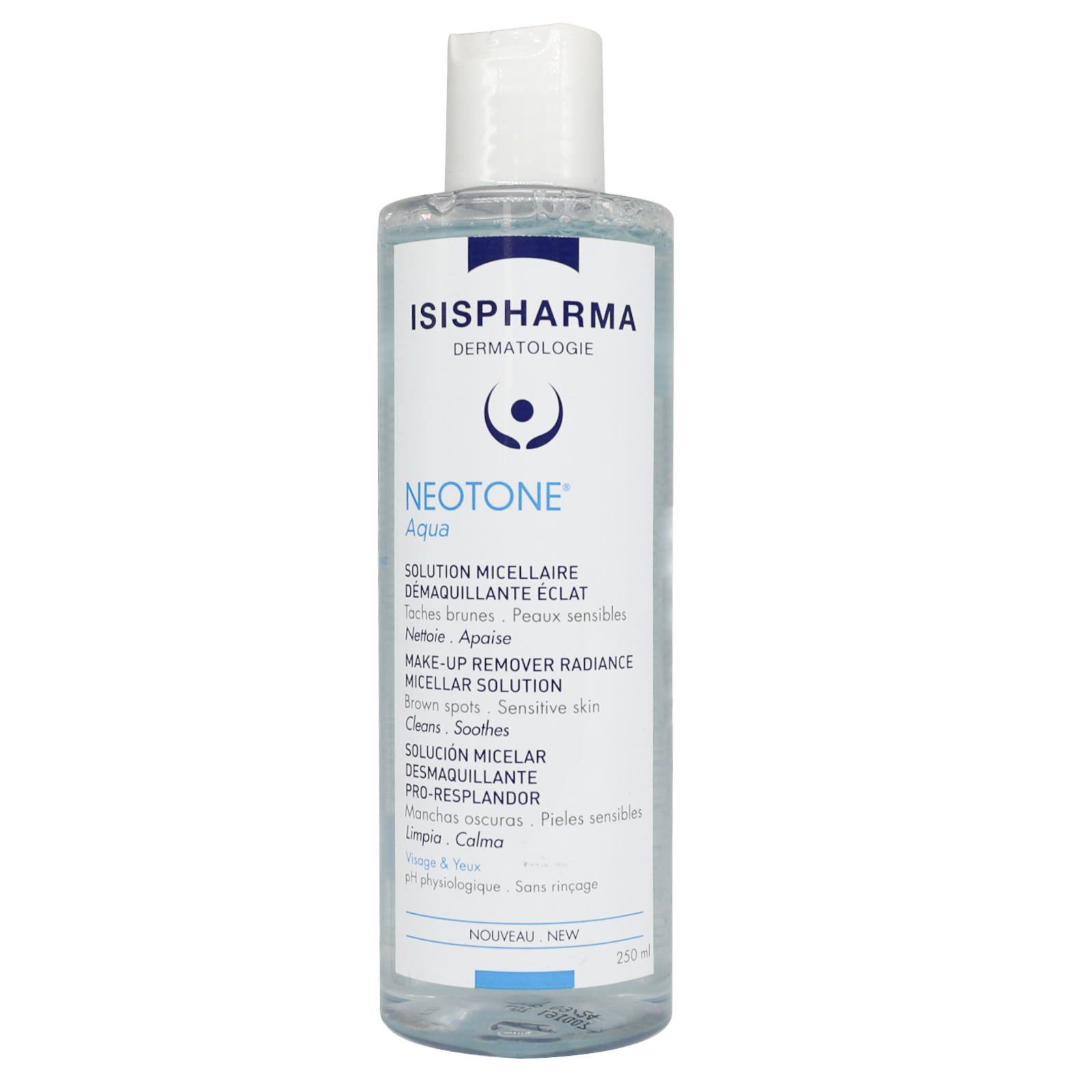 Isis Neotone Aqua Make Up Remover 250 mL Isisnaq250