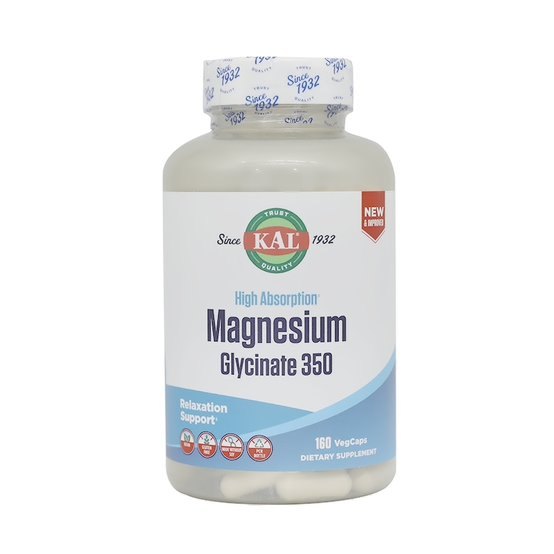 Kal Magnesium Glycinate 350 mg 160 Vegcaps – offersonly