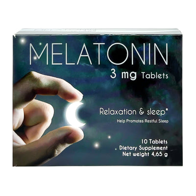 Melatonin Relaxation & Sleep Tab 3 Mg 10'S
