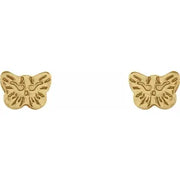 Inverness 60C GP Butterfly Earrings 24KT