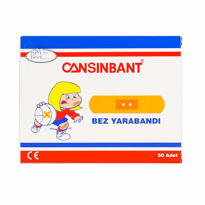 Cansin Bant Fabric First Aid Plaster 50 Pcs