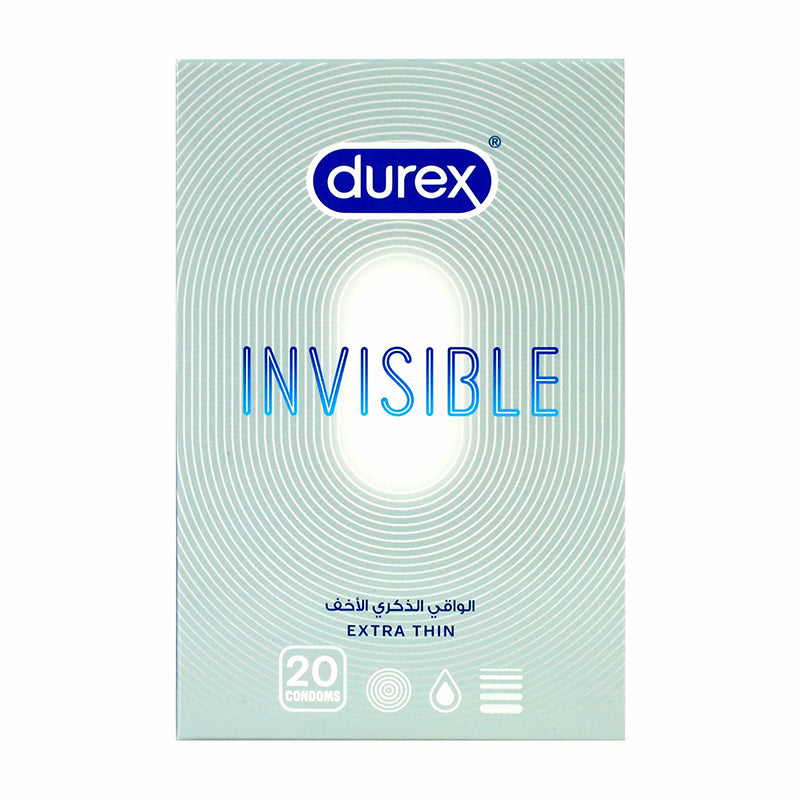 Durex Invisible Extra Thin 20 Condoms