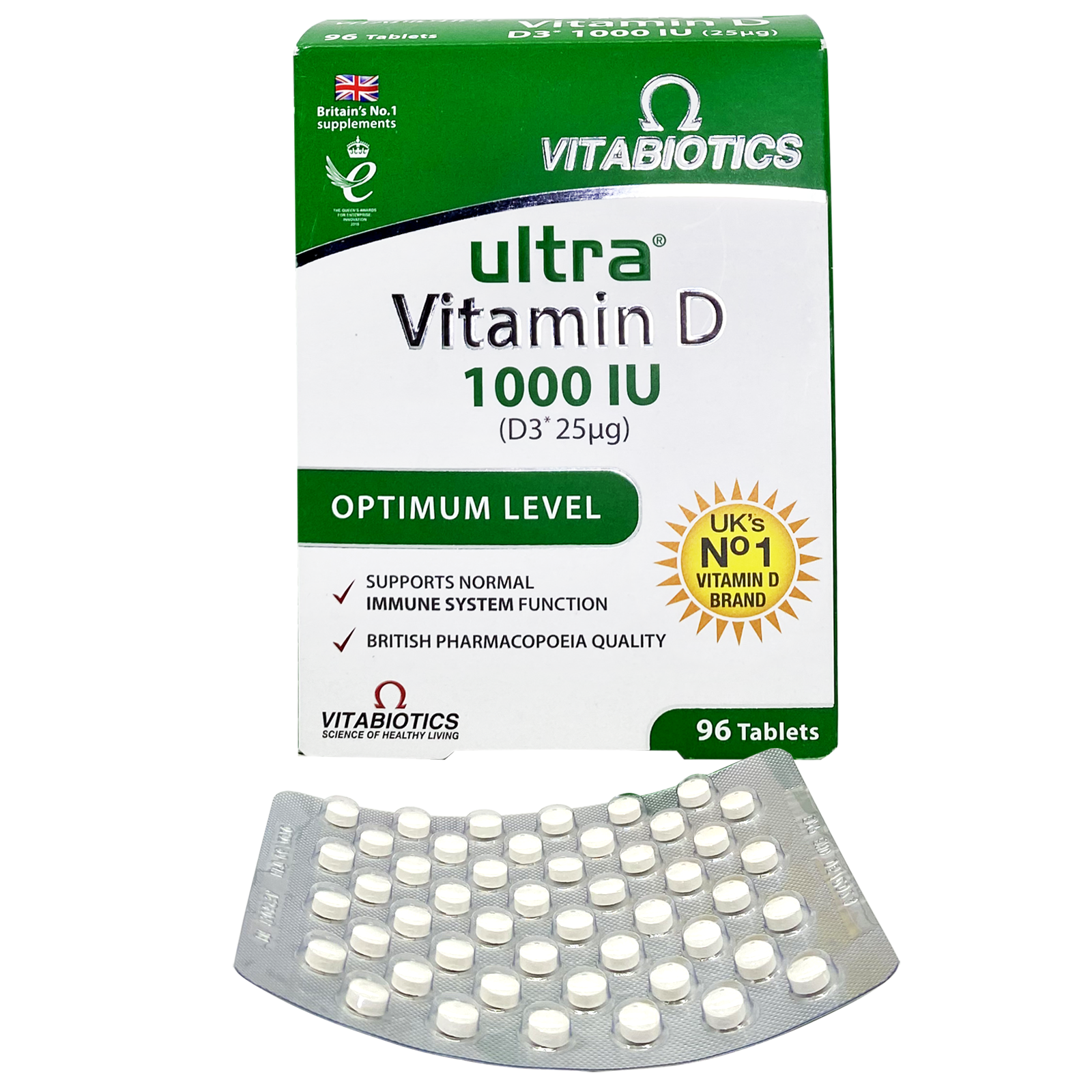 Ultra D3 Vitamin D3 1000 IU 96 tab Vitabiotics