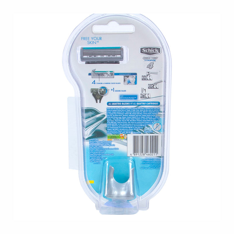 شيك كواترو تيتانيوم شفرات حلاقة رجالية 1 قطعة 