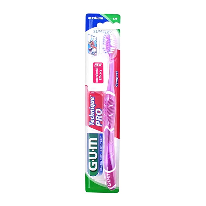 Butler Gum Technique Pro Compact Toothbrush Medium 1 Pc 528