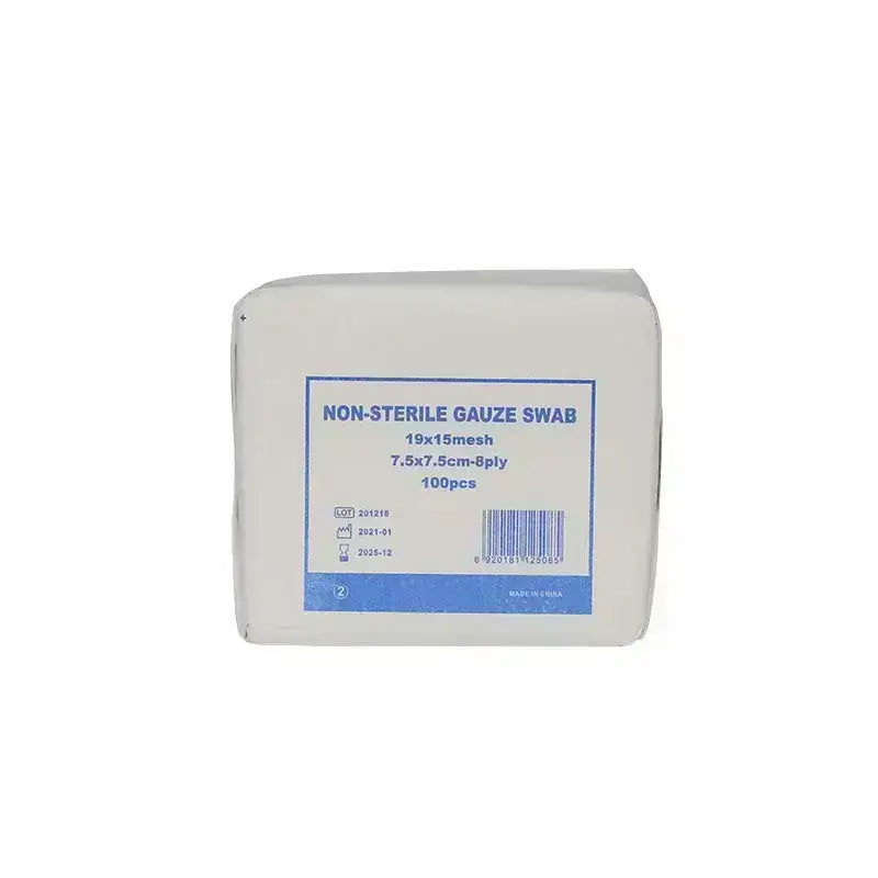 Non Sterile Gauze Swab 7.5*7.5 cm 100 Pcs