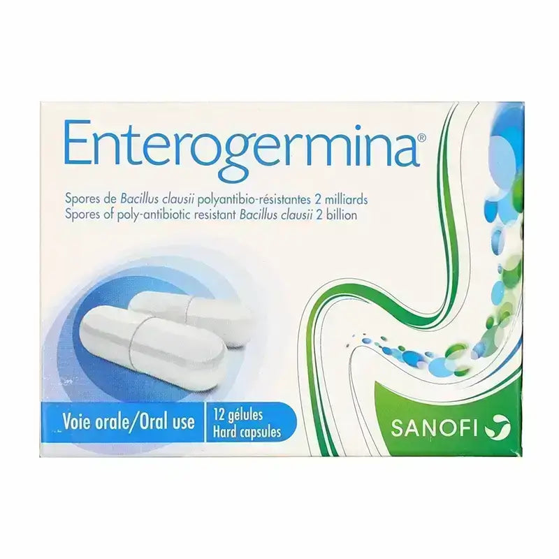 انتروجرمينا 12 كبسولة بروبيوتك للقولون