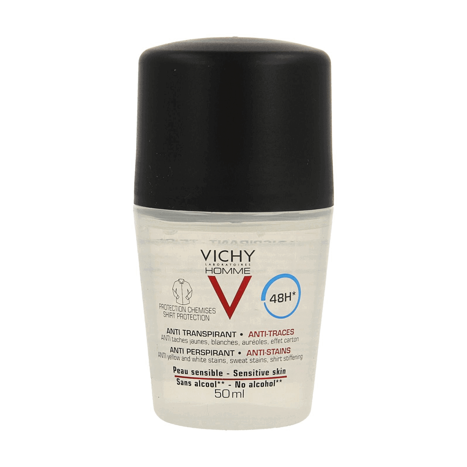 Vichy 48H Anti-Transpirant Anti-Stains Deo Roll 50 mL 81289