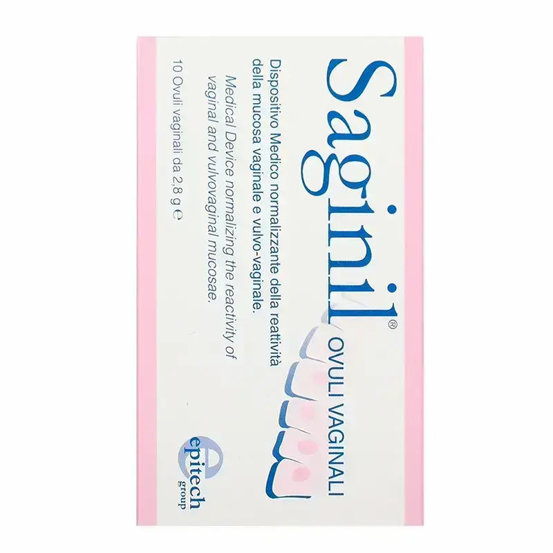 ساجينيل 10 تحاميل مهبلية مطهرة ومضادة للالتهابات النسائية