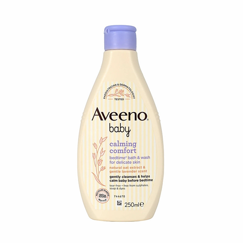 Aveeno Baby Calming Comfort Bedtime Bath And Wash 250 Ml