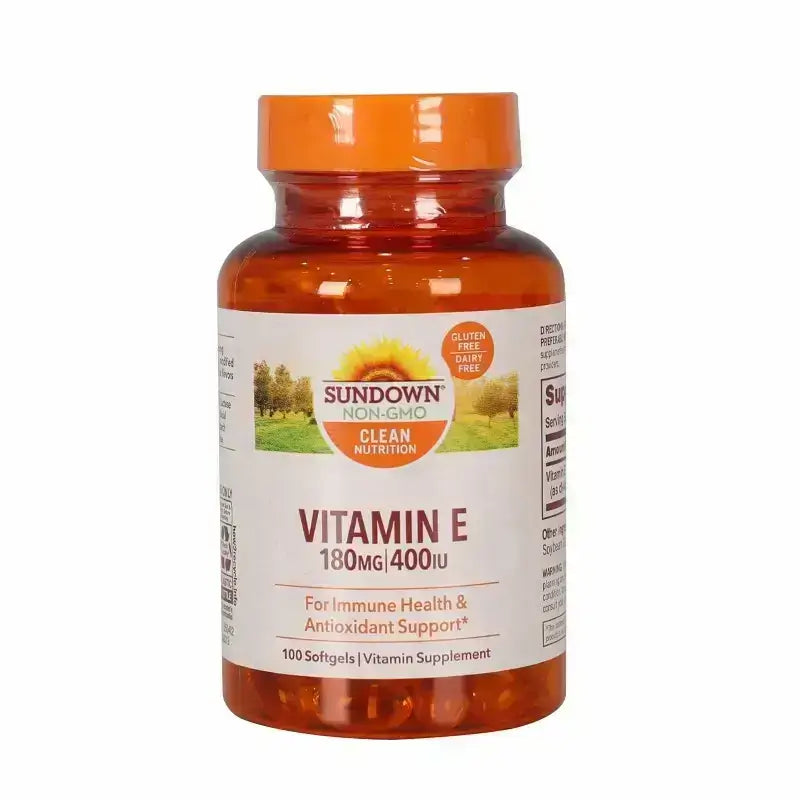 Sundown Vitamin E 400 IU 100 Softgels 800509