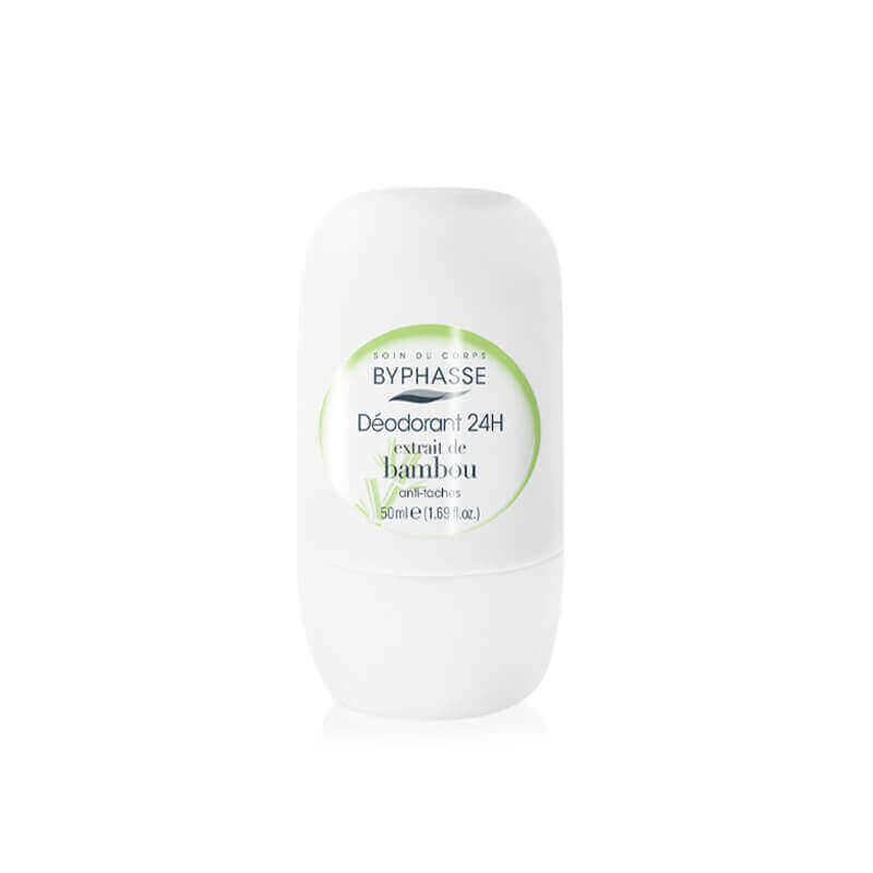 مزيل عرق باي فيز 24 ساعةبخلاصة البامبو رول أون 50ملي 