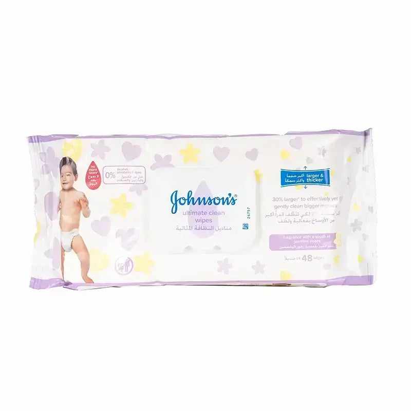 Johnsons Ultimate Clean Wipes 48s