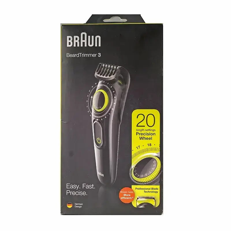Braun Beard Trimmer3 Black/Green BT3221 81705378