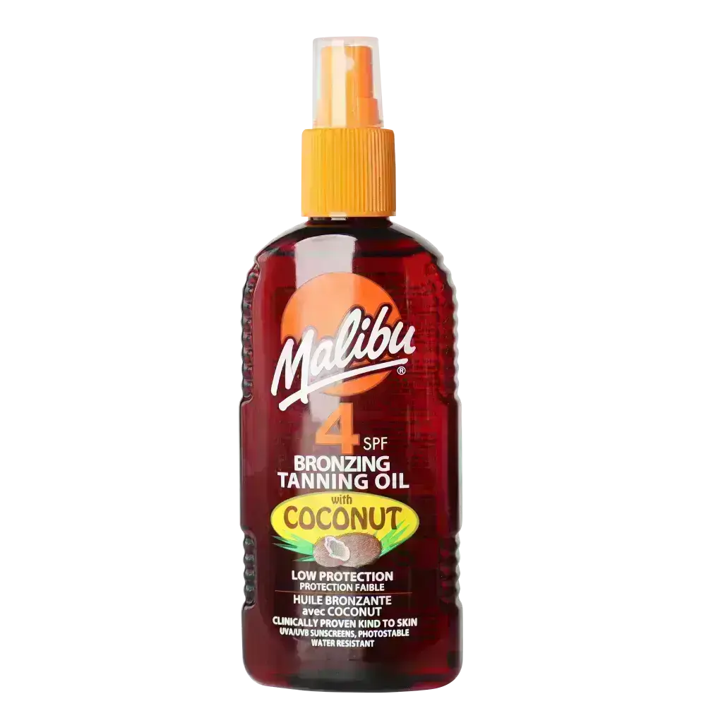 Malibu Bronzing Tanning Oil SPF 15 with Coconut 200 ml EM857