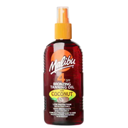 Malibu Bronzing Tanning Oil SPF 15 with Coconut 200 ml EM857