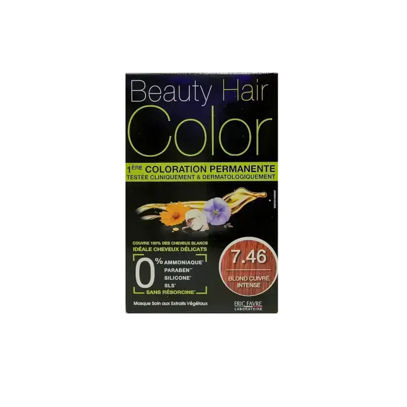 ايريك فافر صبغة بيوتي للشعر 7.46 أشقر نحاسي شديد