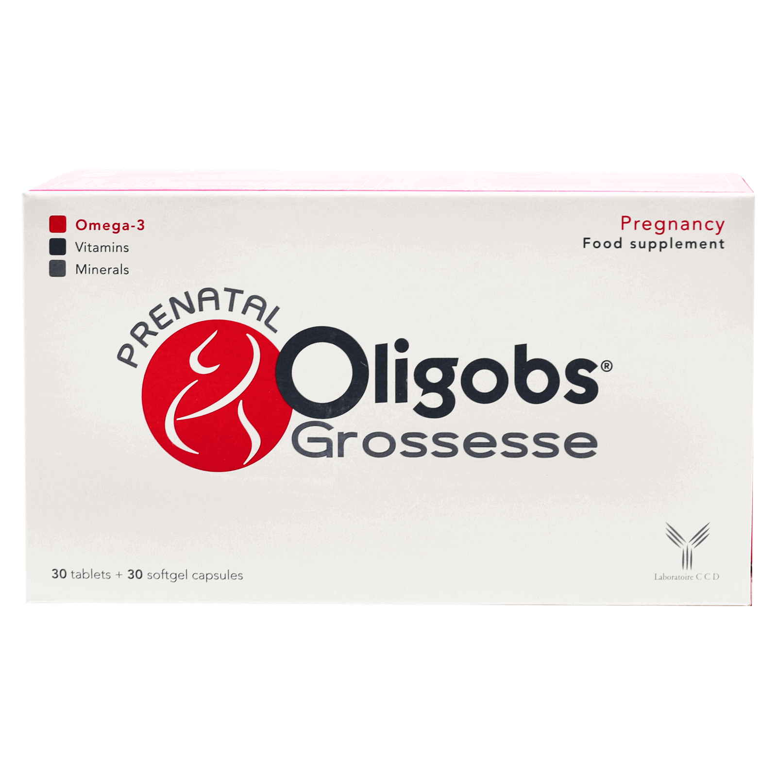 Oligobs Grossesse Pregnancy Omega3 30 Softgel + 30 Tabs
