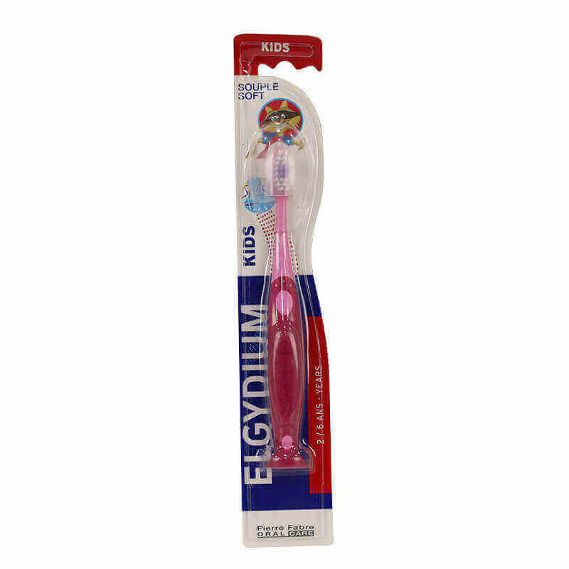 Elgydium Kids Raccoon 2-6 Years Toothbrush Soft 1 Pc 77271