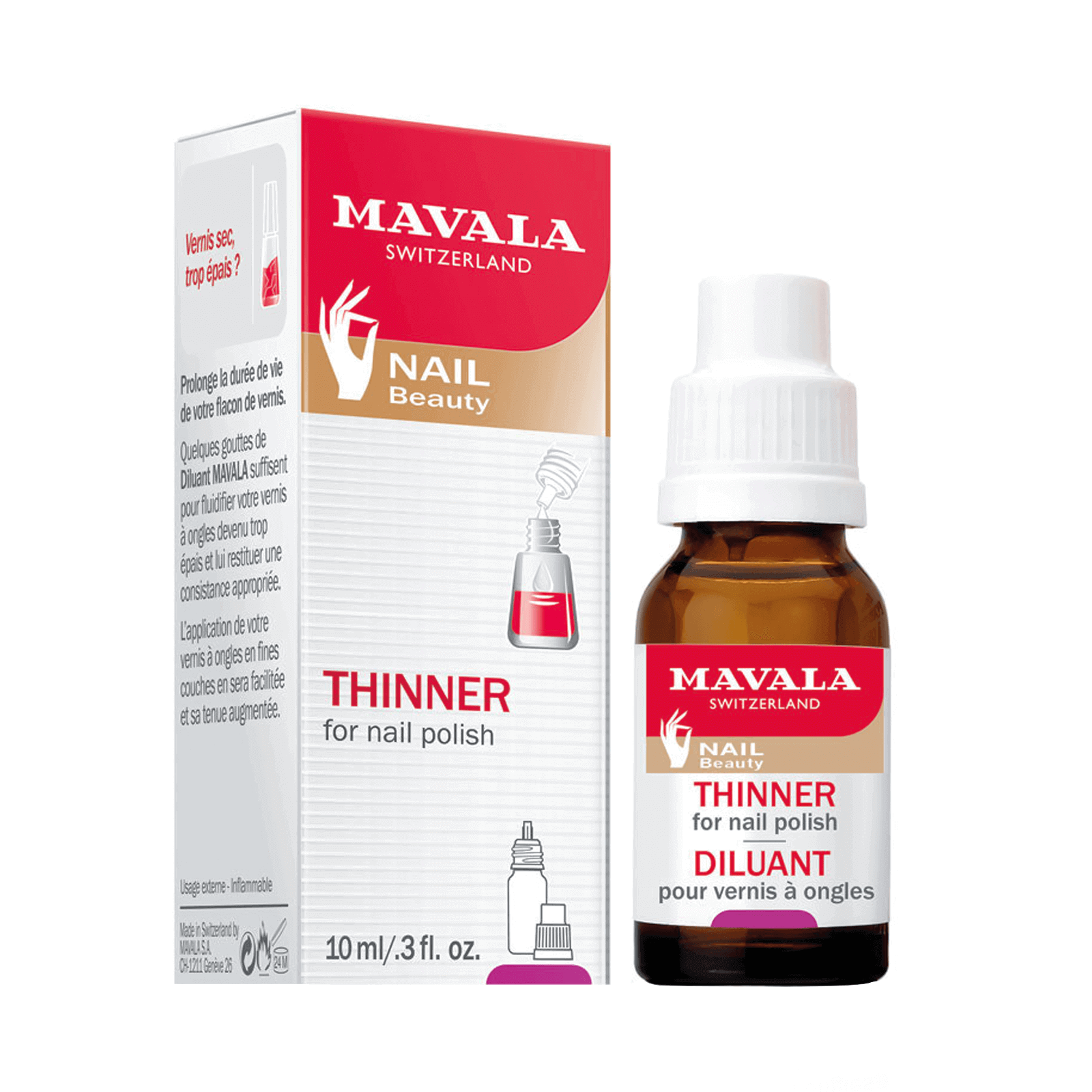 Mavala Thinner For Nail polish 10 mL 41034
