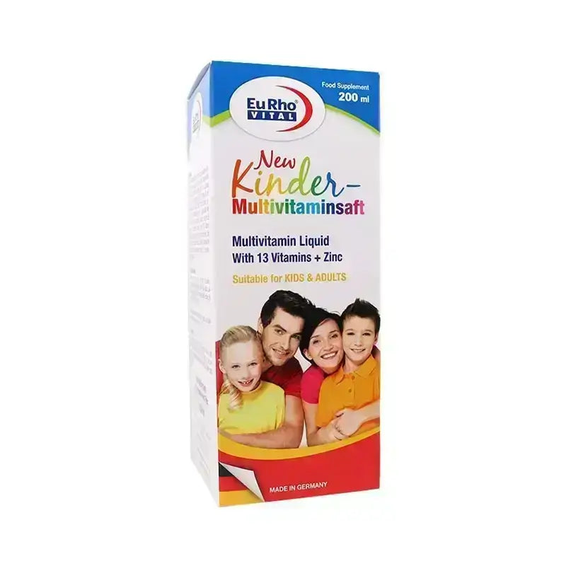 يورهو فيتال كندر شراب مالتي فيتامين 200 مل 