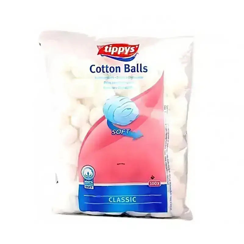 Tippys Cotton White Balls 100 126944
