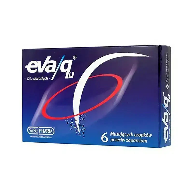 Eva Q Suppositories For Adult 6S For Constipation