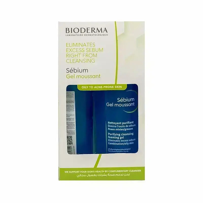 Bioderma Sebium Foaming Gel Offer 500 ml+ 200 ml