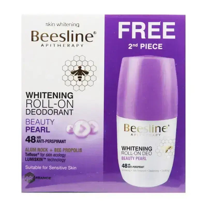 Beesline Beauty Pearl Roll On Deo 1+1 Offer