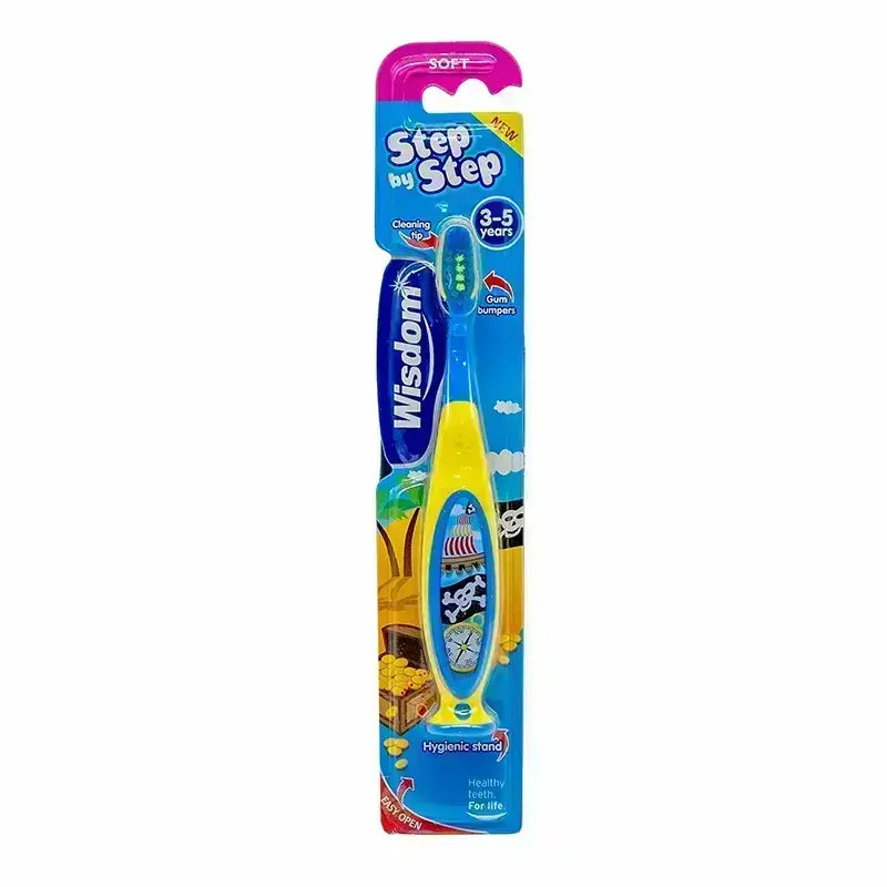 Wisdom Step By Step 3-5 Years Toothbrush Soft 1 Pc
