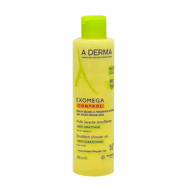 A-Derma Exomega Control Emollient Shower Oil 200 ml