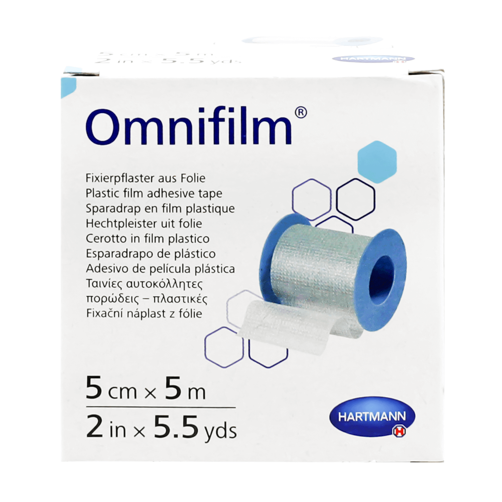 Hartmann Omnifilm Plaster Roll 2.5cm x 5m