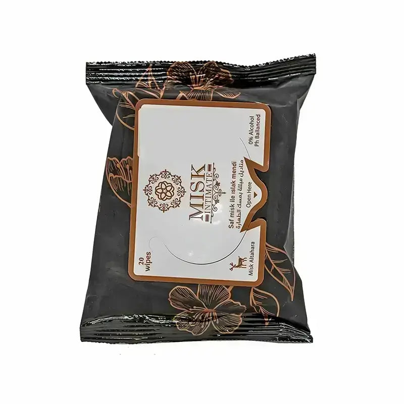 مسك الطهارة مناديل مبللة للمنطقة الحميمة 20 منديل 
