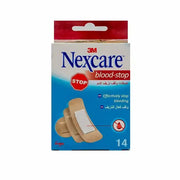 Nexcare Blood Stop Bandages Assorted 14 Pcs
