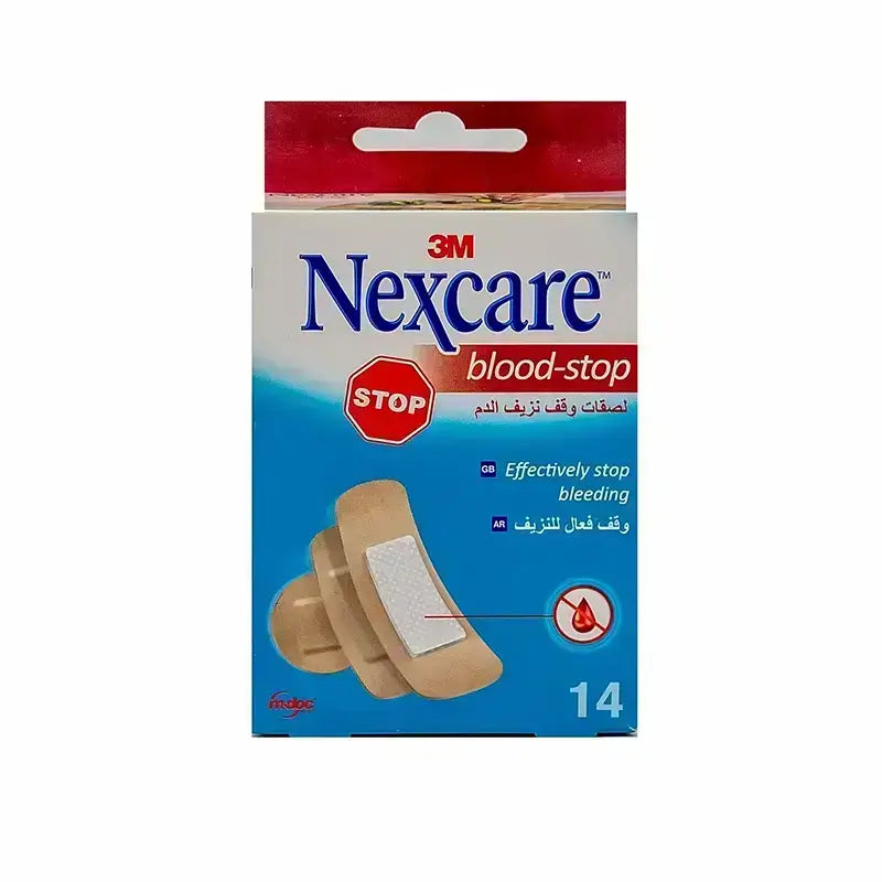 Nexcare Blood Stop Bandages Assorted 14 Pcs