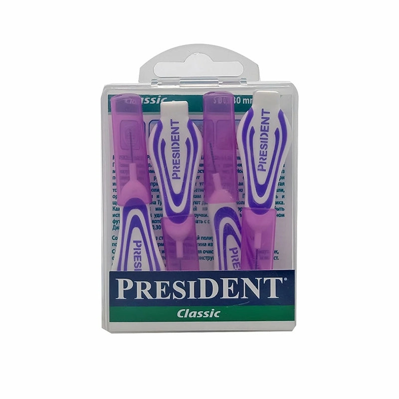President Classic Interdental Brush S 0.3 mm 4 Pcs