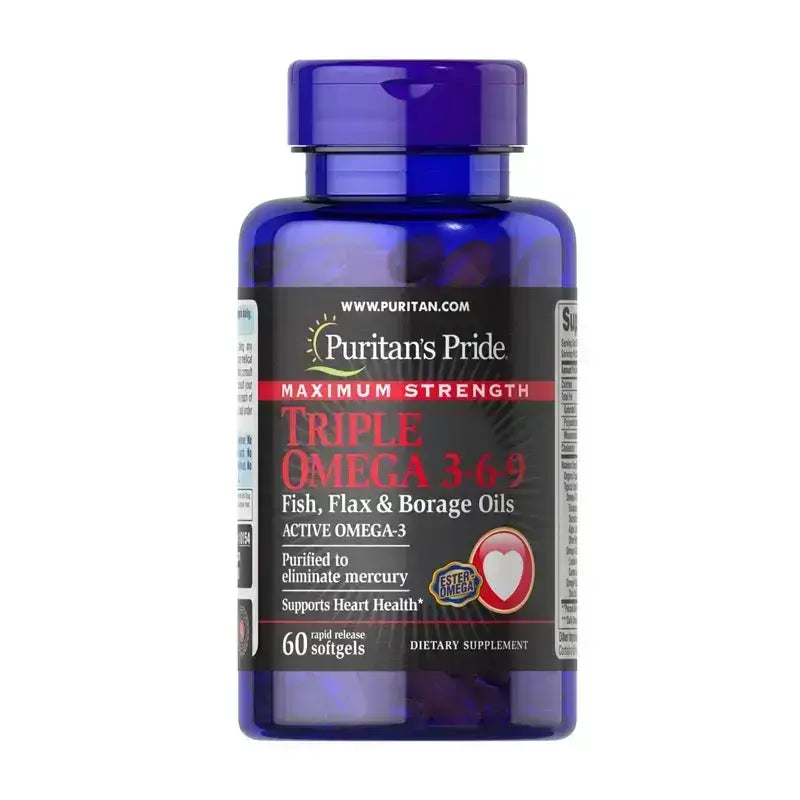 Puritan's Pride Trible Omega Caps 60's