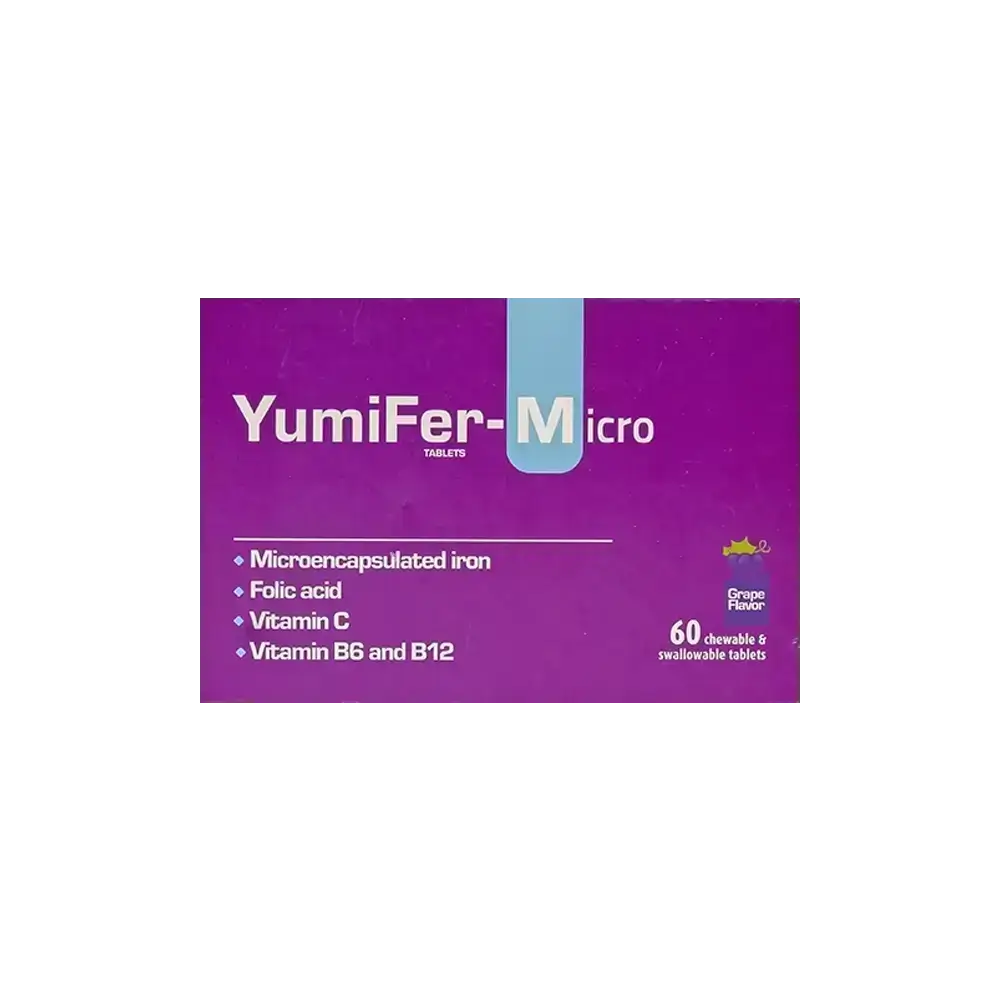 يوميفير ام 60 قرص مضغ لعلاج فقر الدم