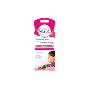 فيت شرائح شمعية للوجه للبشرة العادية 20 قطعة + 4 مناديل 