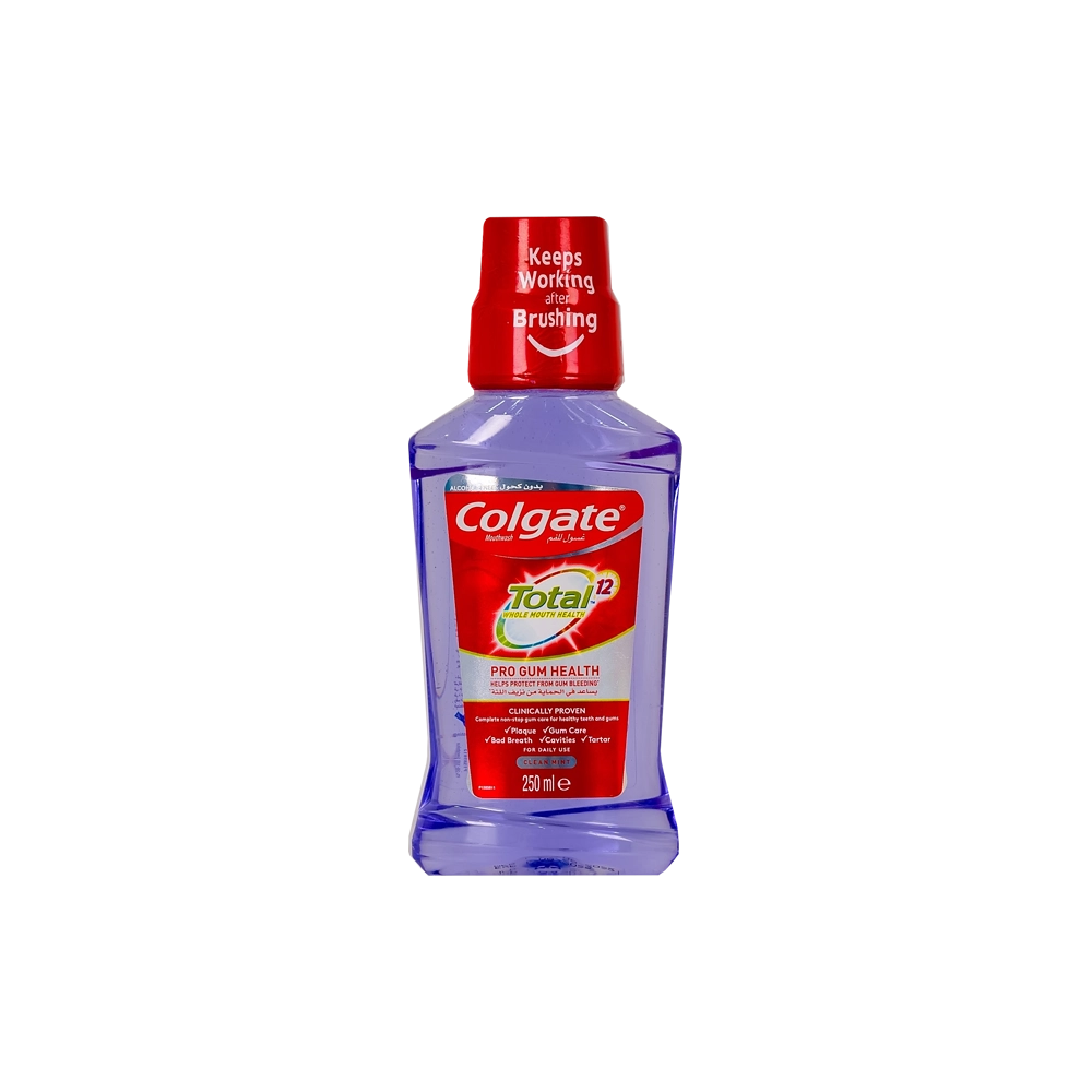كولجيت توتال برو 12 غسول الفم لحماية اللثة 250 مل 