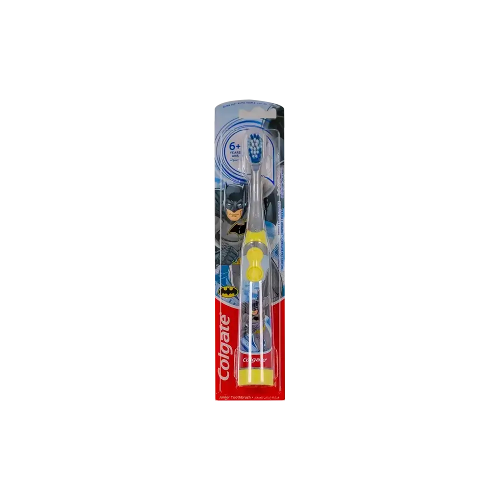 Colgate Junior +6 Years Batman Powered Toothbrush Extra Soft 1 Pc