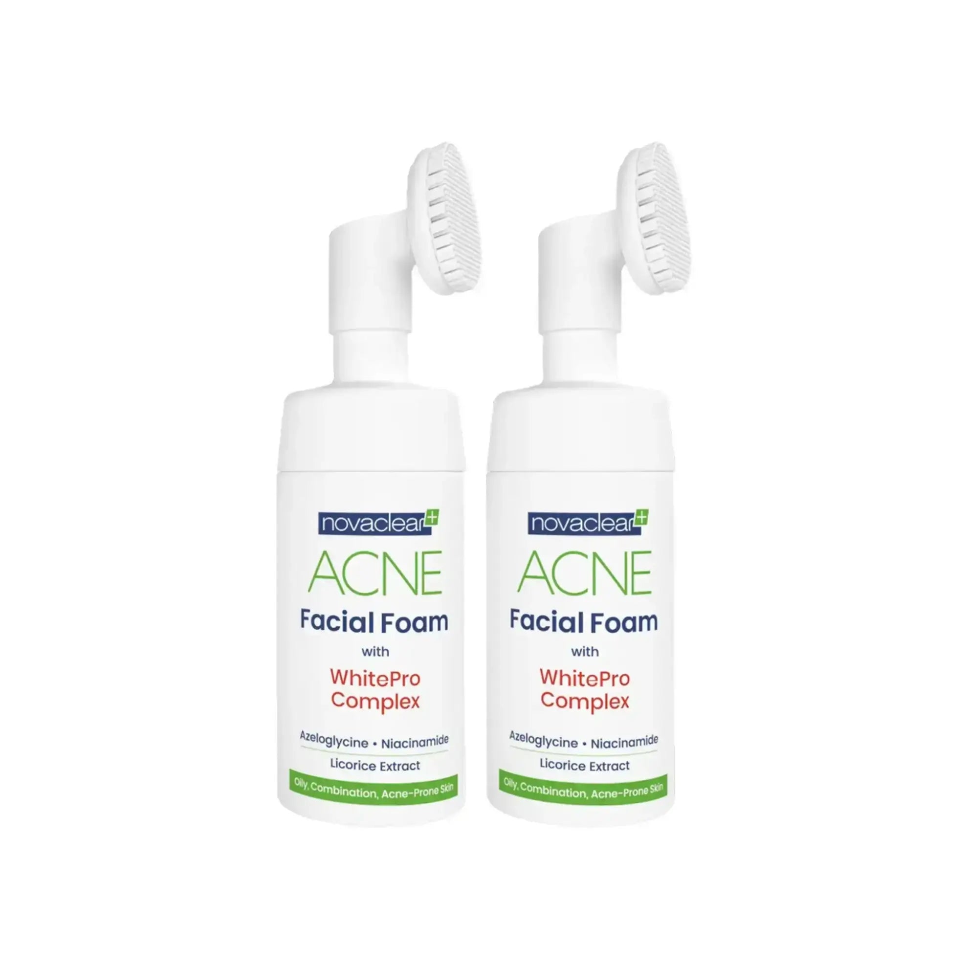 Novaclear Acne Facial Foam With White Pro Complex 100 ml Offer 1+1