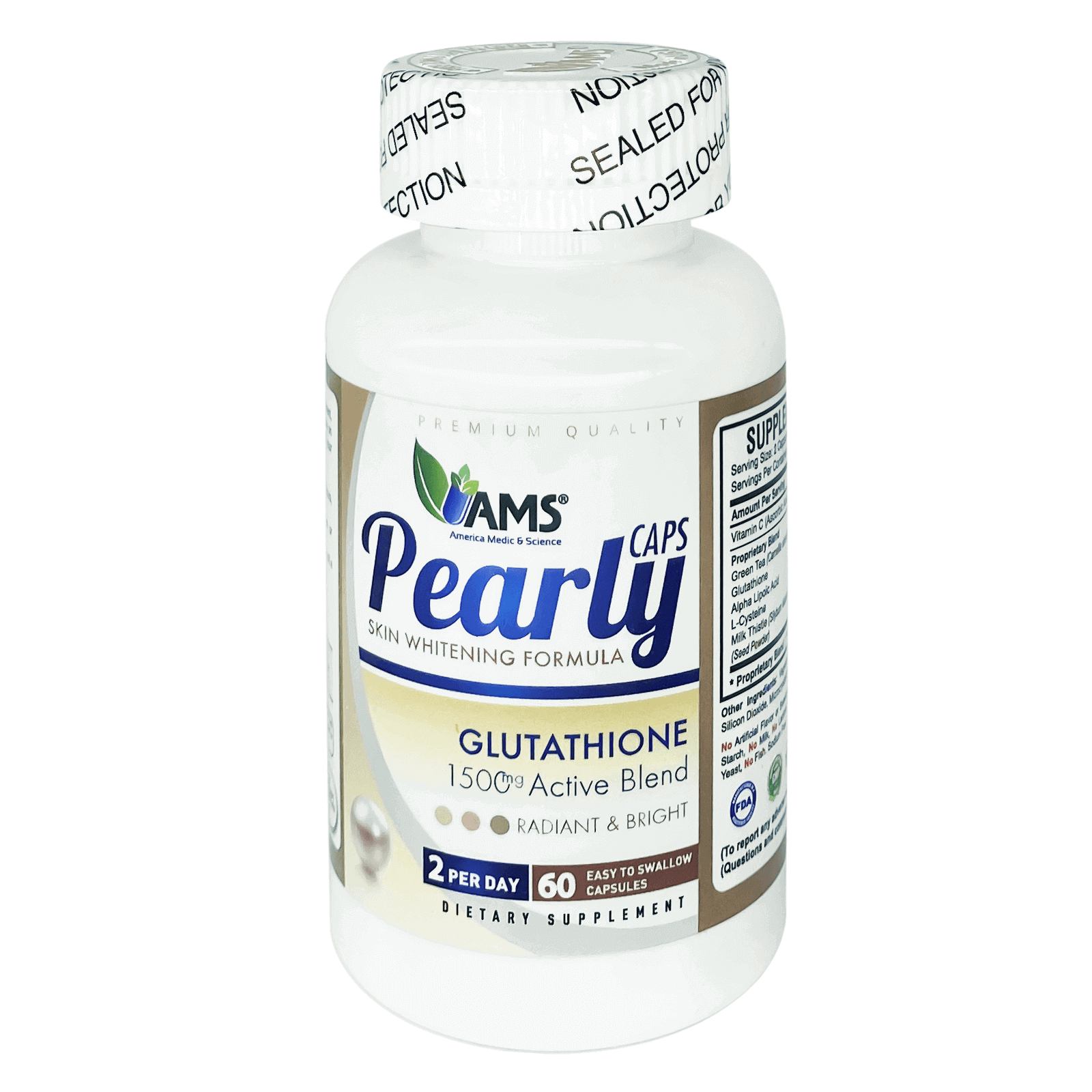 AMS Pearly Whitening Caps 60S