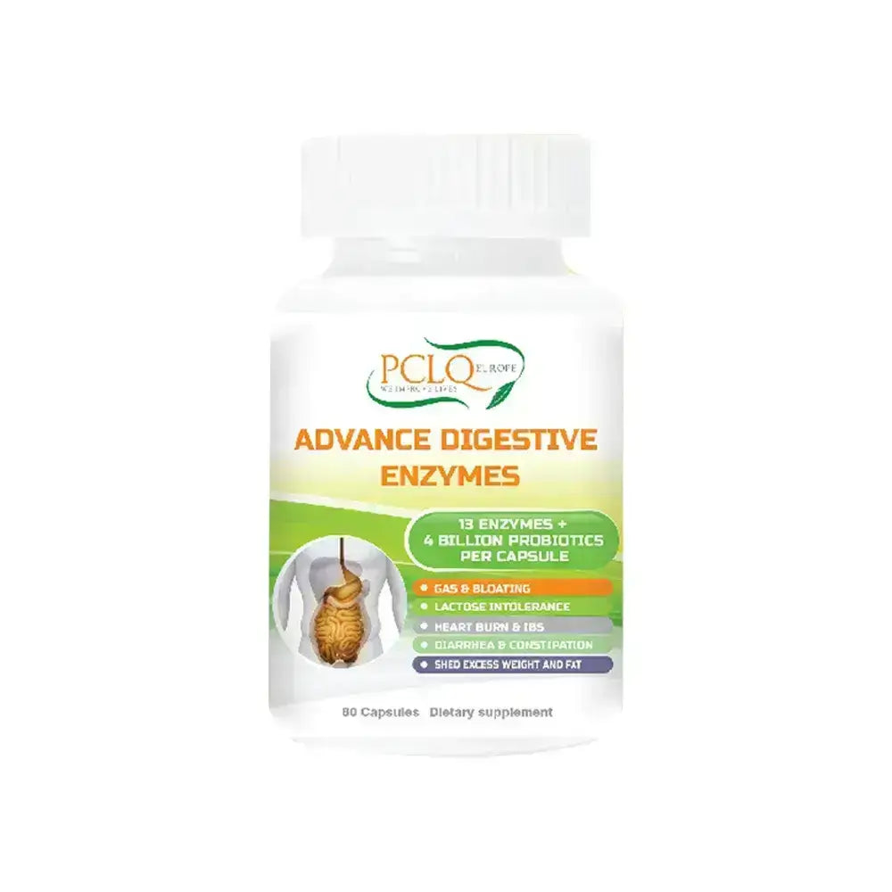 PCLQ Advance Digestive Enzymes 80 Caps